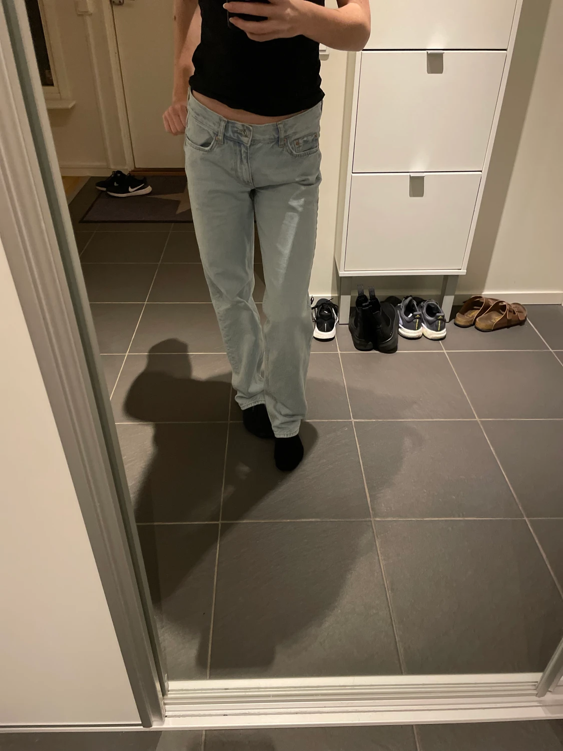 Low straight jeans - 90