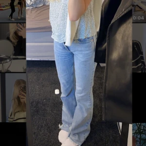 Jeans - Säljer mina favorit jeans från gina. Skulle inte säga att dom är lågmidhade kanske mittemellan hög och lågmidhade. Mid rise typ. Inga skador