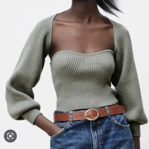 Zara tröja med ärmar  - Intressekoll på denna toppen med tillhörande armar. Strl S på båda. Helt slutsåld på Zara, knappt använd. 
