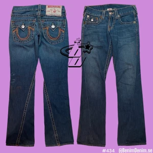true religion jeans - true religion jeans i modellen rainbow joey😈ytterben 100cm😈innerben 83cm midja rakt över 40cm