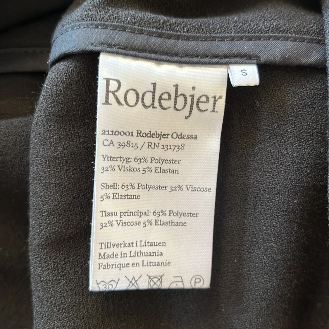 Rodebjer Odessa svart - 91