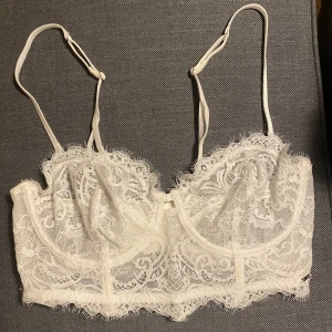 Spetstopp - Oanvänd spetstopp / ovadderad Bh från Lindex, nypris 399kr. Beställde fel storlek och kan inte lämna tillbaka. Frakt tillkommer!!! 
