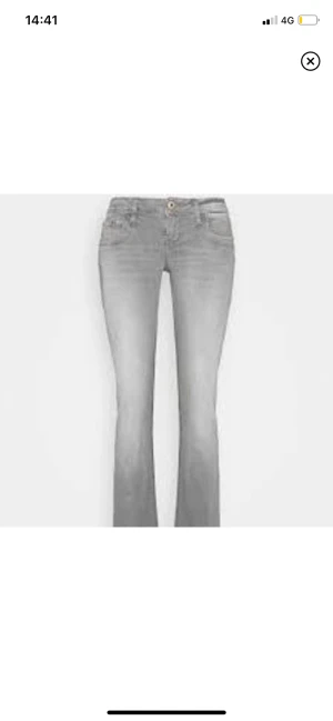 Ltb jeans - Säljer mina gråa ltb jeans i valerie. Jag har sytt upp dem och sytt in resår i midjan så dem passar perfekt till mig som är ca 170 och har 34-36,XXS-XS.❤️