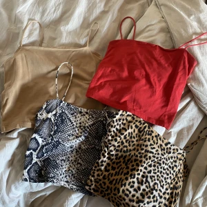 Linnen med tunna band - Fint skick. S på alla förutom beige i M. Alla för 100