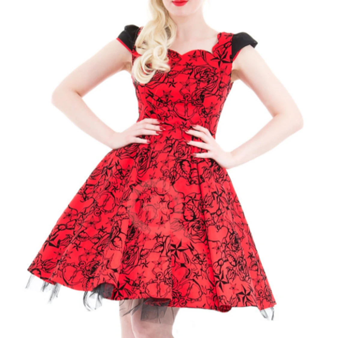 Hearts and roses klänning 