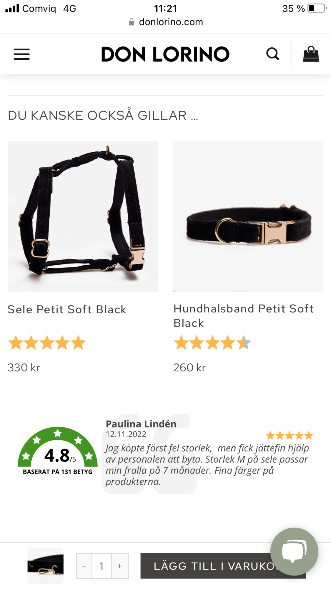 Start paket till valp