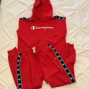 Hoodie and tracksuit bottoms. Red. great condition. Trousers are XS hoodie is S