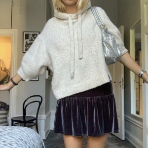 Stickad hoodie  - Intressekoll på min trekvartsärmad stickade hoodie från H&m