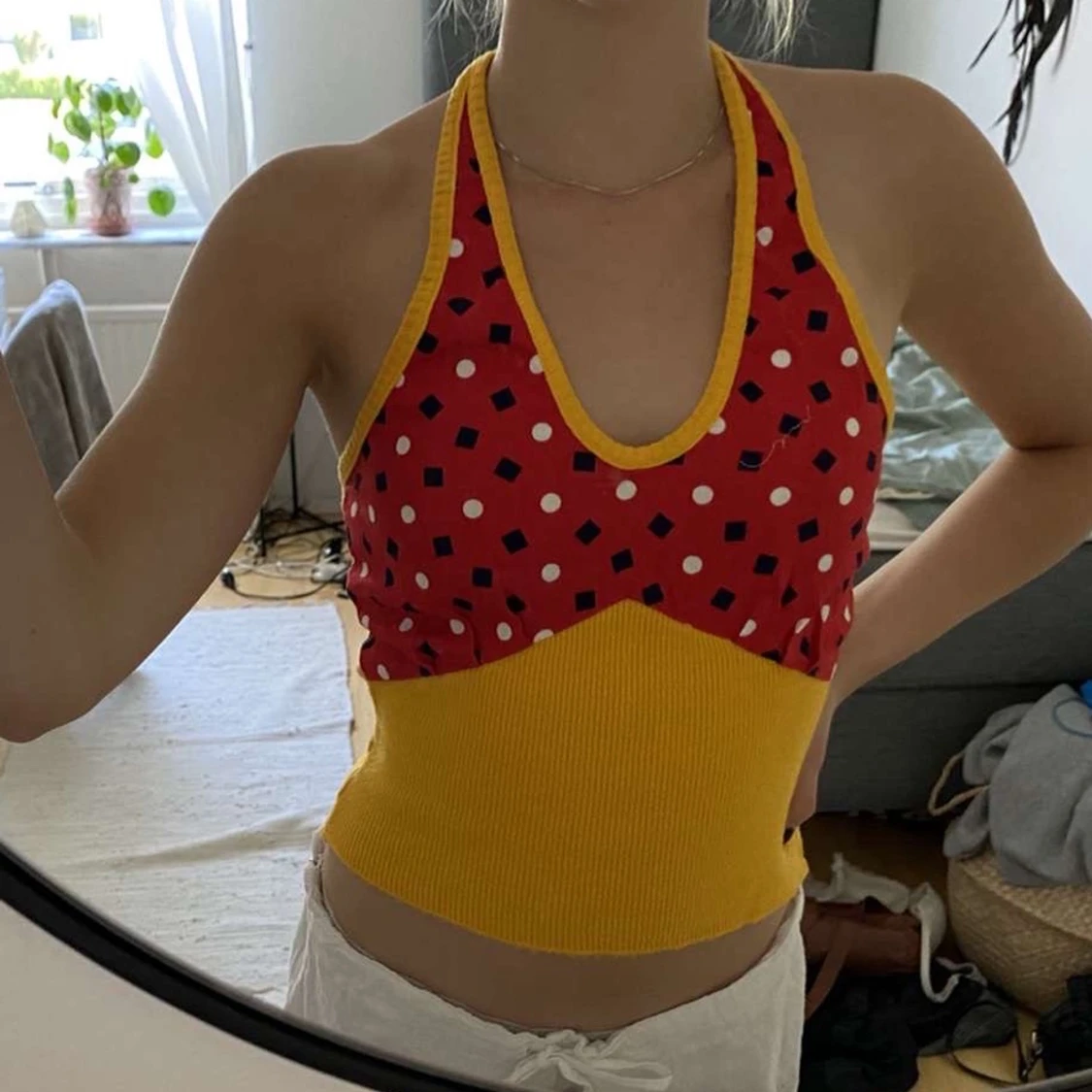 Röd gul topp - 91
