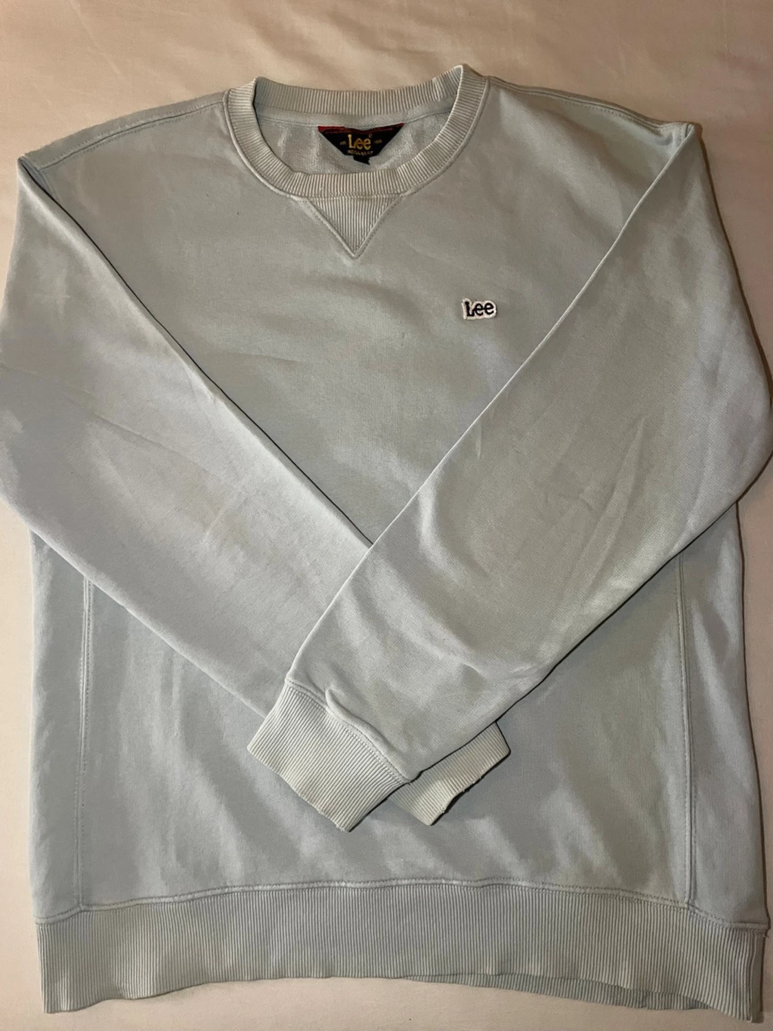 Ljusblå sweatshirt från Lee