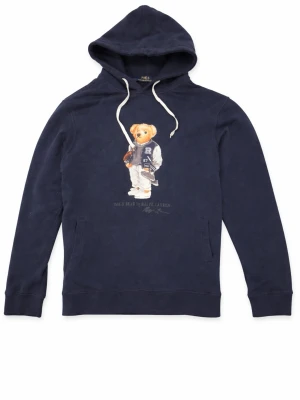 Marinblå hoodie Polo Ralph Lauren - Mörkblå hoodie från Polo Ralph Lauren storlek L men passar M 