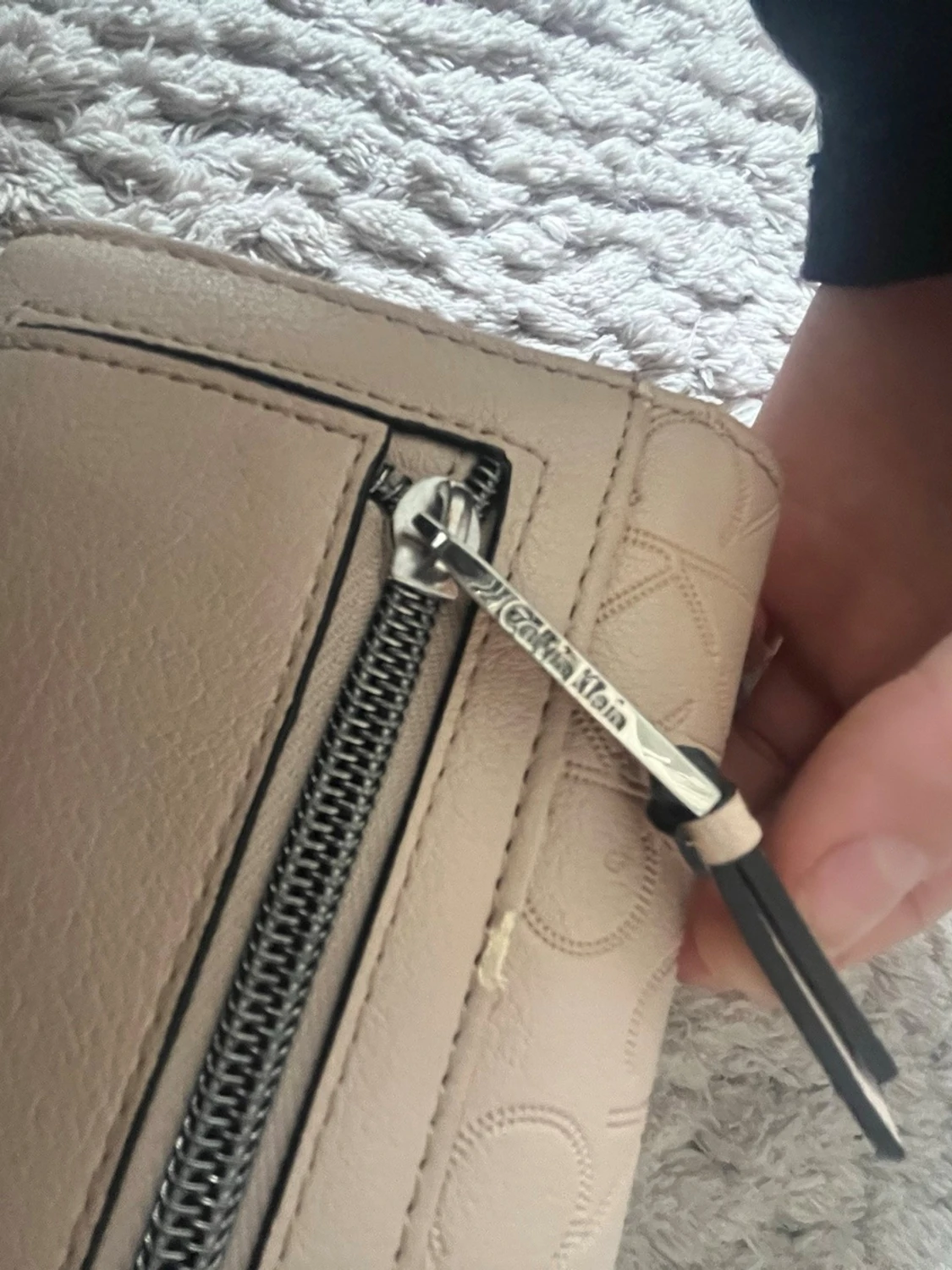 Beige plånbok från Calvin Klein - 6