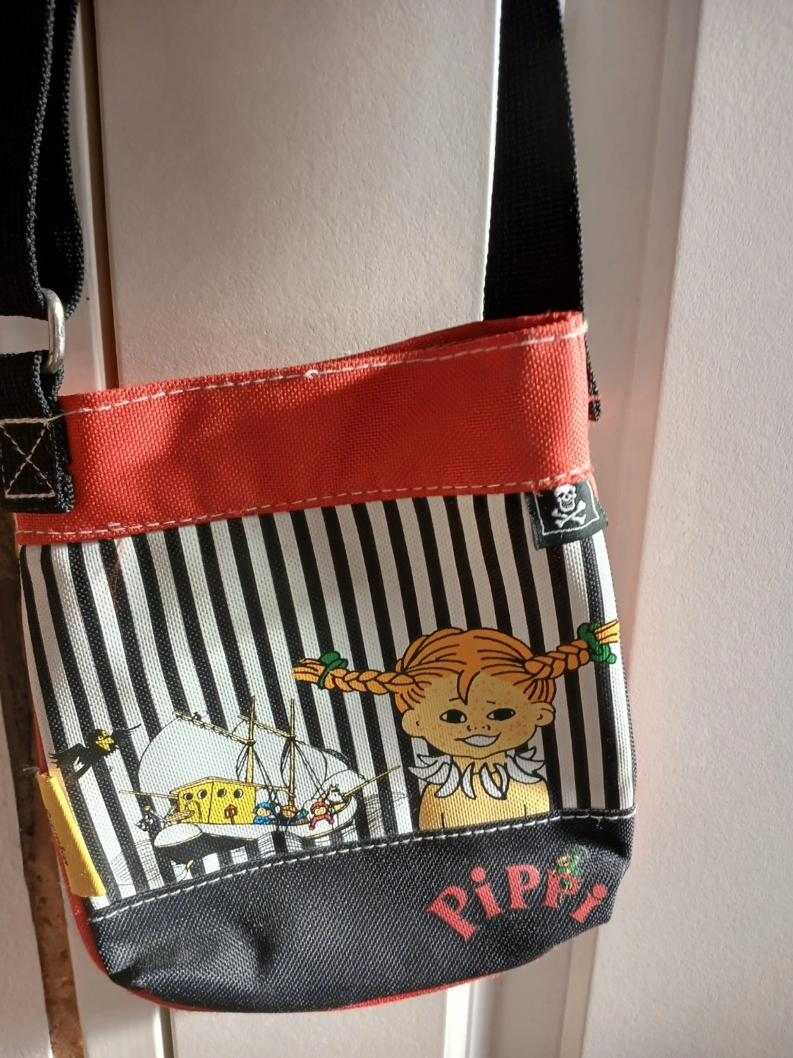 Pippi axelväska med tryck - 1