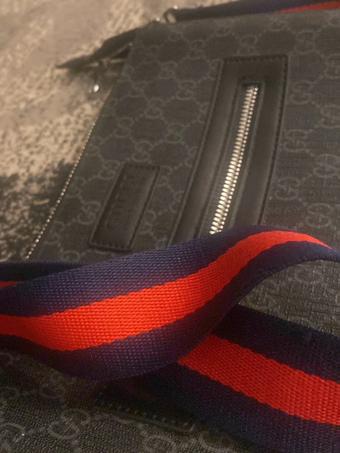 Gucci axelväska med monogram - 3