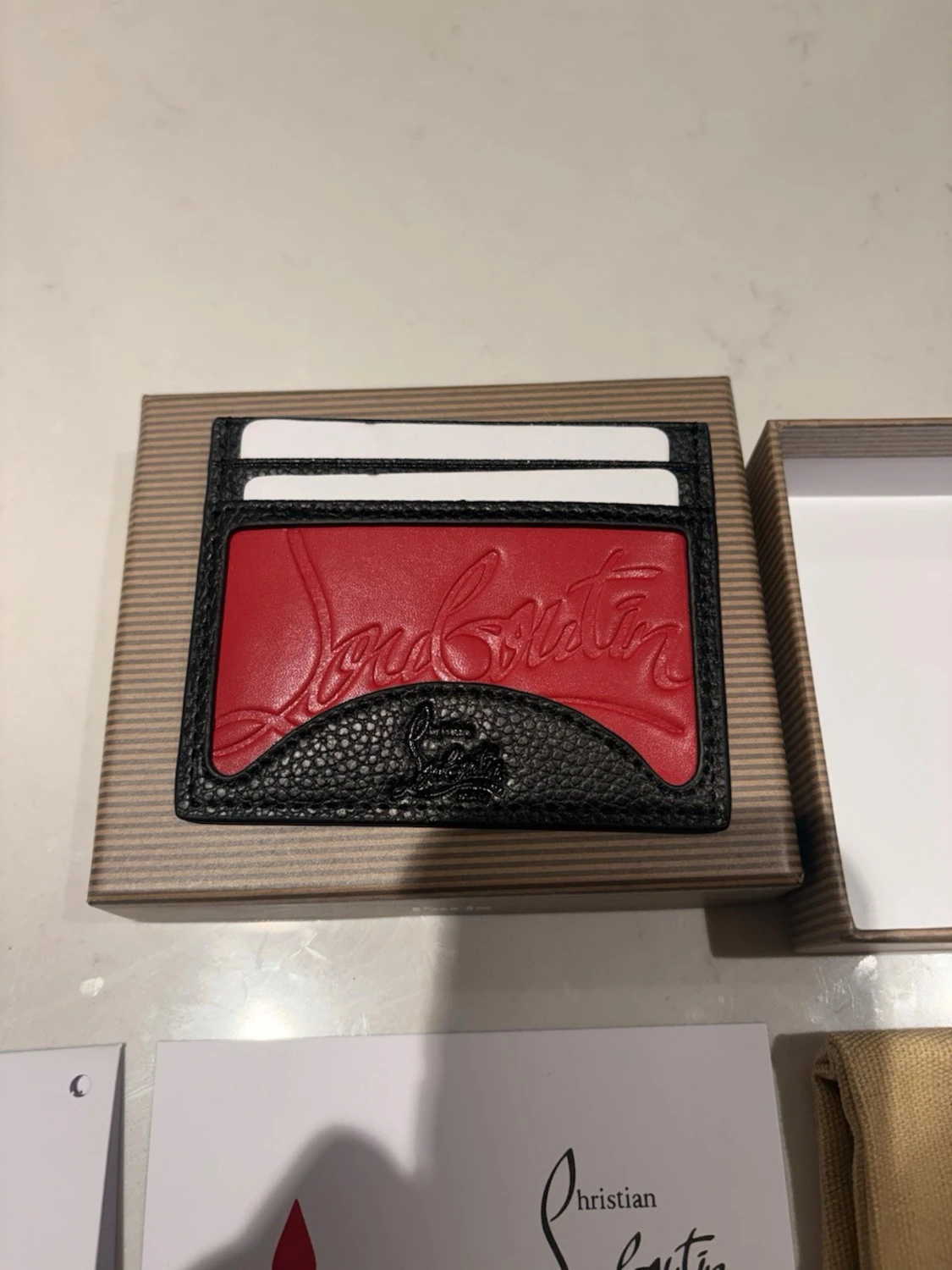  röd kortplånbok - 1