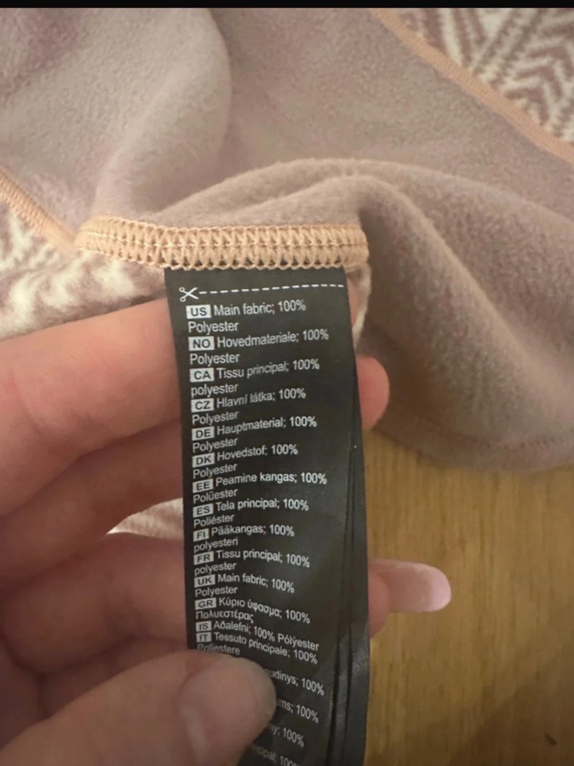 Mönstrad fleecejacka från Kari Traa - 2