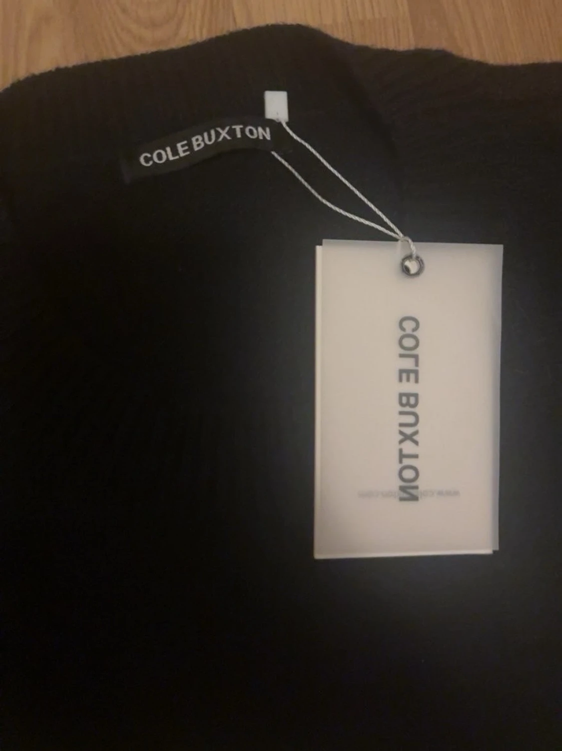 Svart stickad tröja Cole Buxton - 2