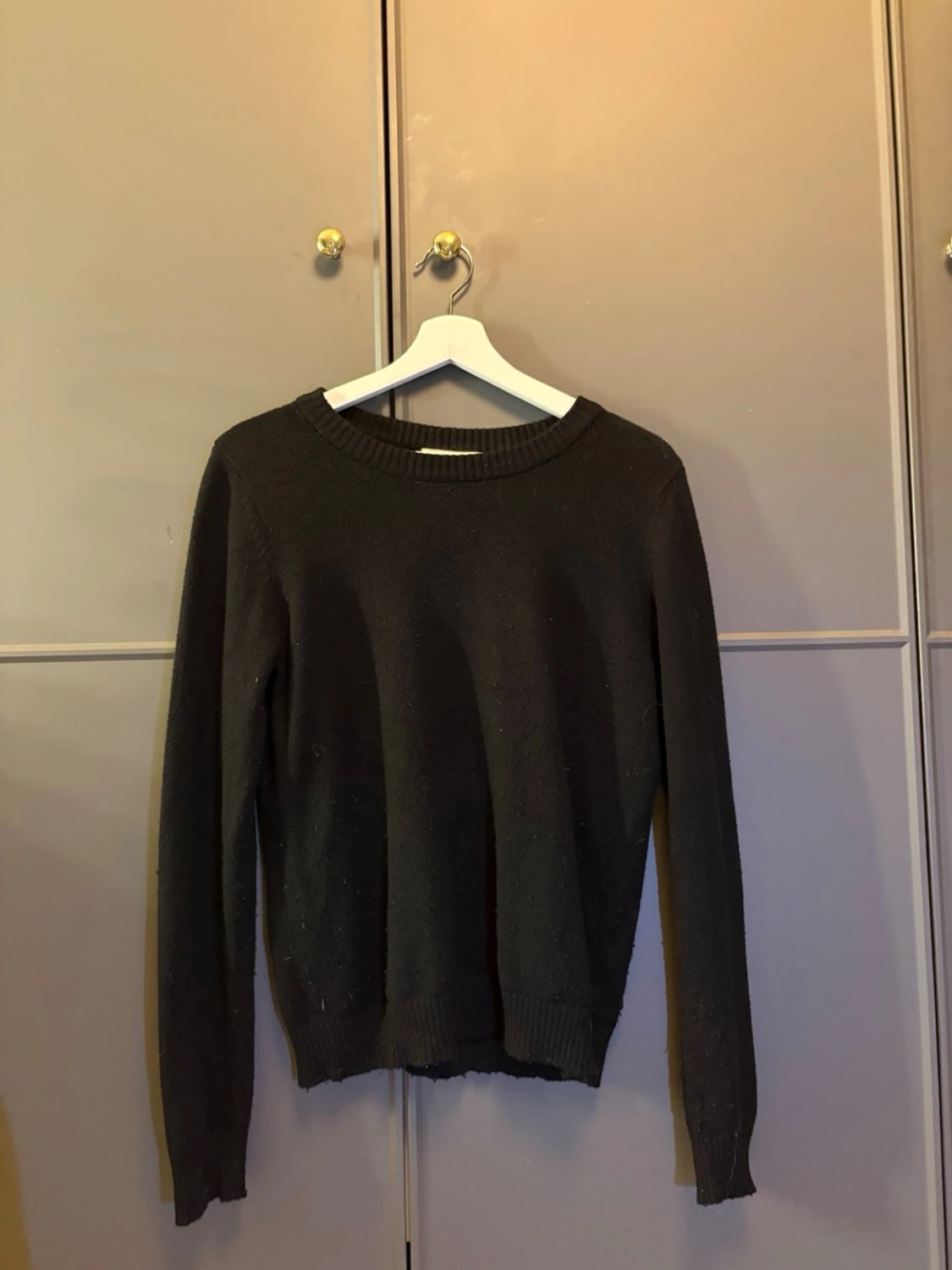 Svart stickad tröja från Vila - 1