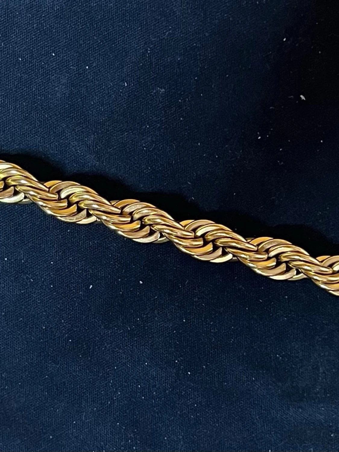 Guld cordell armband med diamantlås - 2