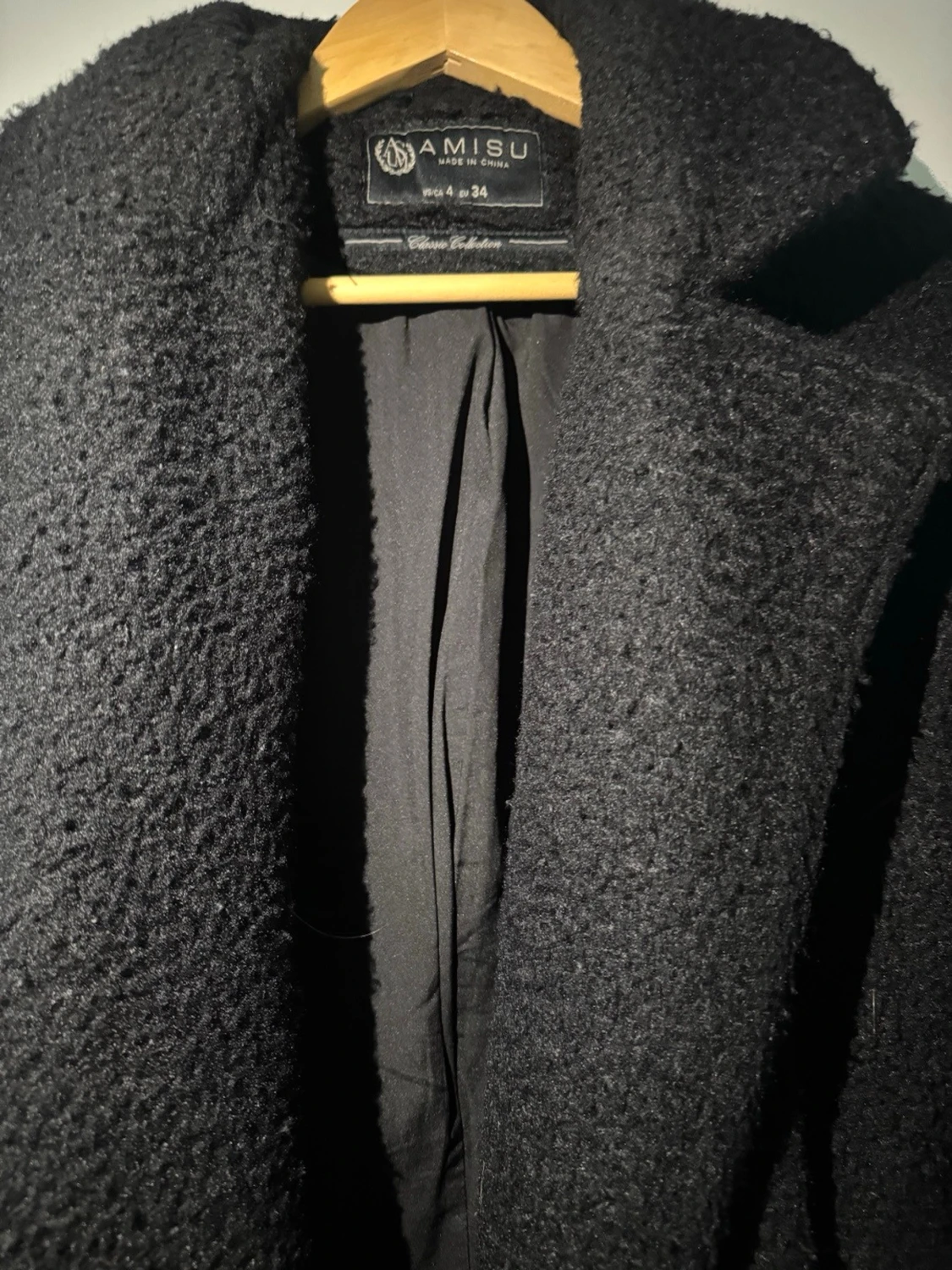 Svart teddy-kappa  - 4
