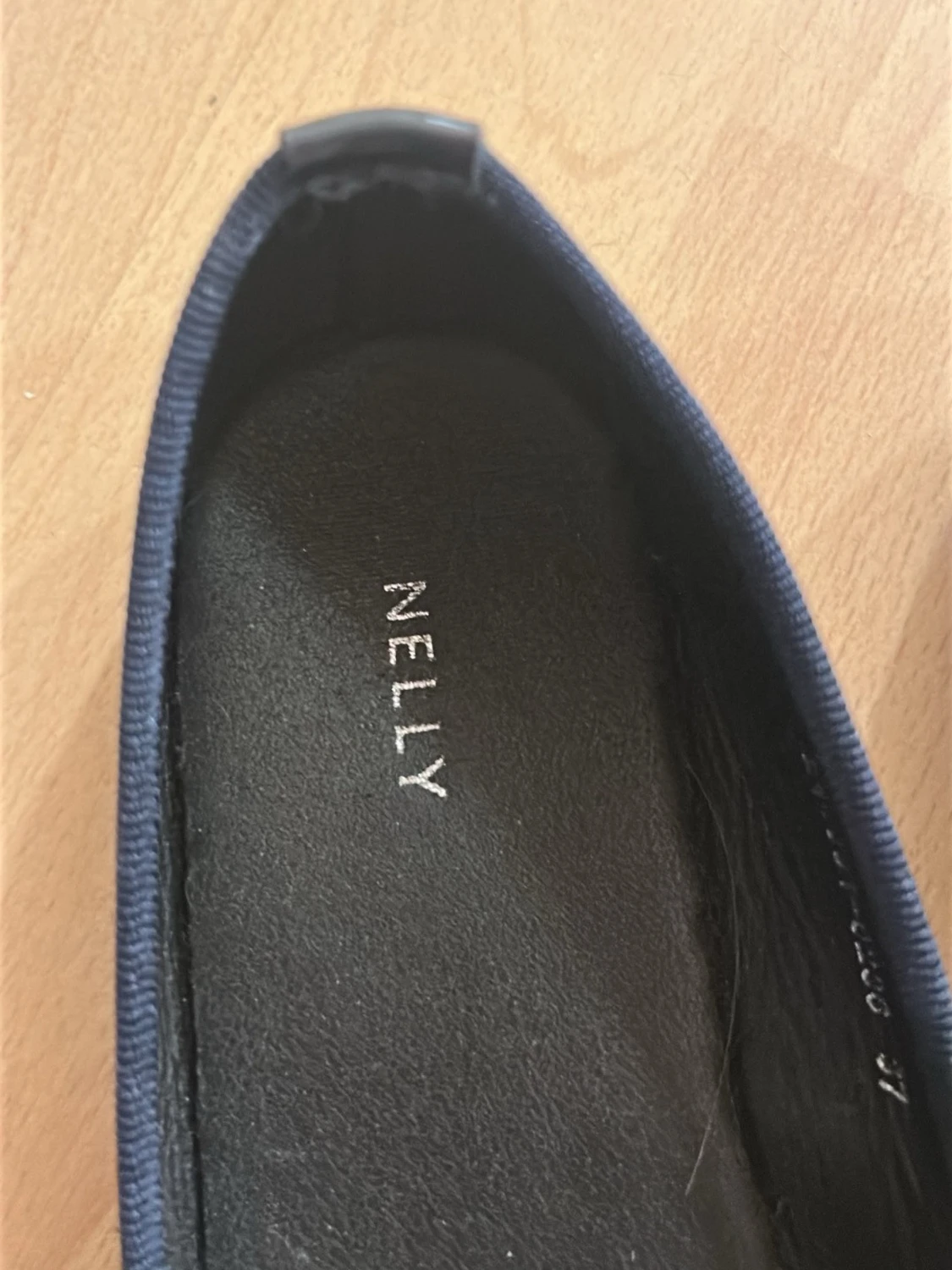 Mörkblåa ballerinaskor - 1