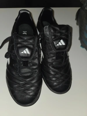 Copa Gloro TF 40 2/3 - Tja säljer mina copa gloro TF det är grus/konstgräs skor och riktig sköna ocj bekväma använt dom cirka 3-4 gånger men sen insåg att de va lite för små för mig tyvärr därav säljer jag dom! Dom är i stl 40 2/3