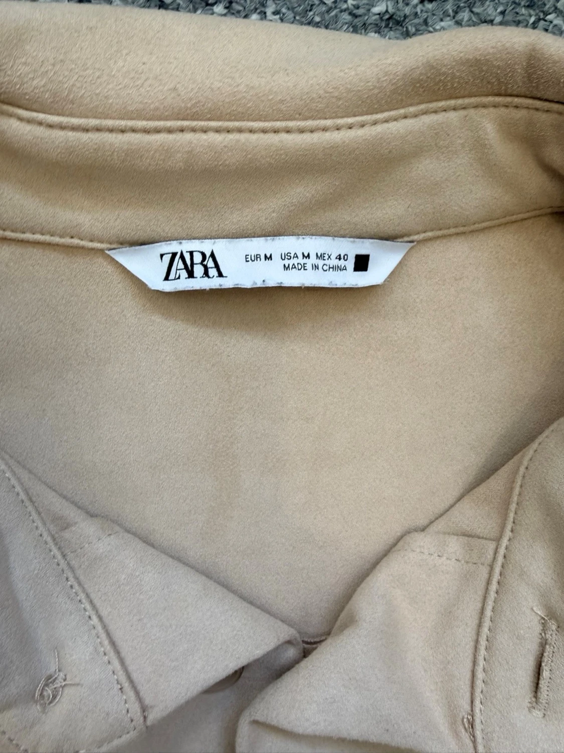 Beige overshirt från Zara - 1