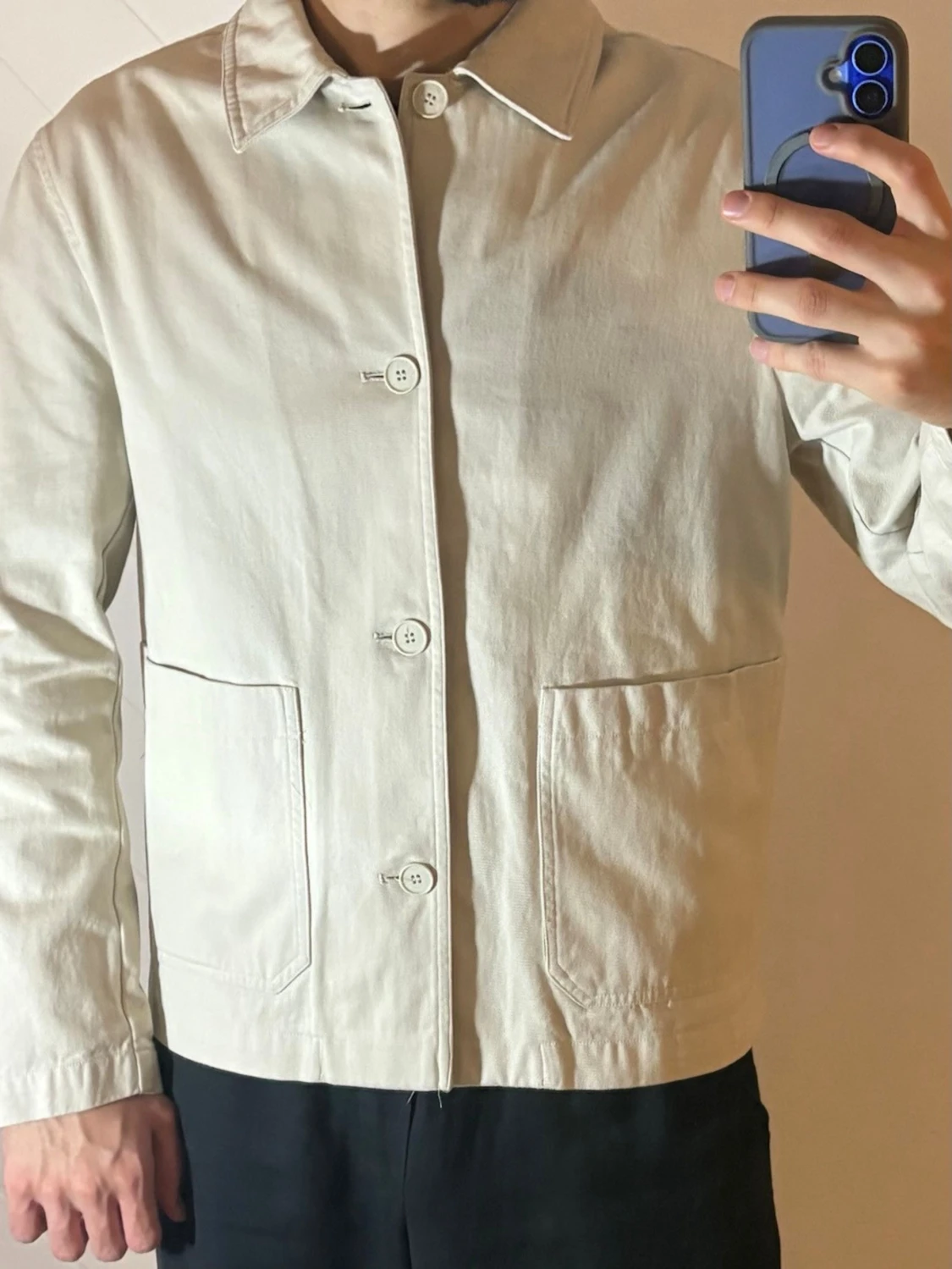 Zara Beige overshirt - 1