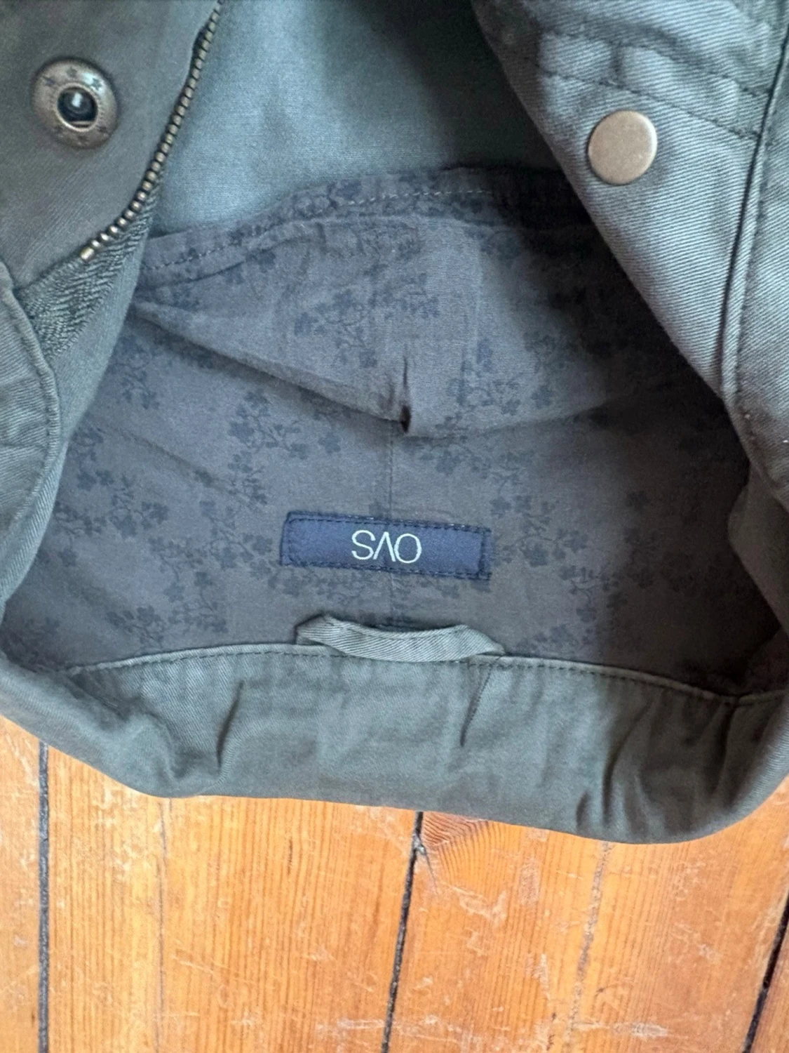Mörkgrön/khaki OVS overshirt - 4