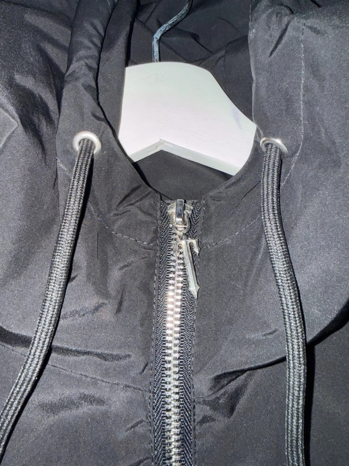 Svart Trapstar vindjacka med huva - 3