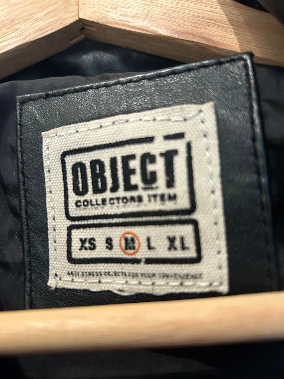 Svart skinnjacka från Object - 2