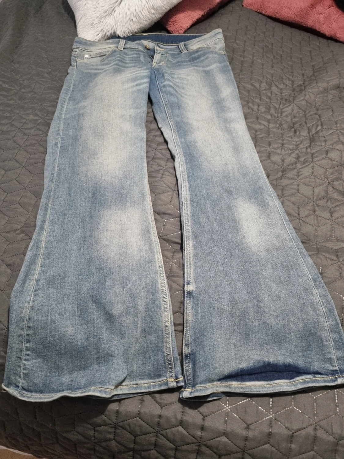 Blåa bootcut jeans Cheap Monday - 2