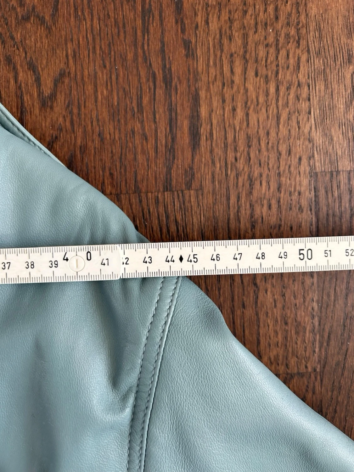 Emporio Armani Leather Jacket Turquoise Women - 5
