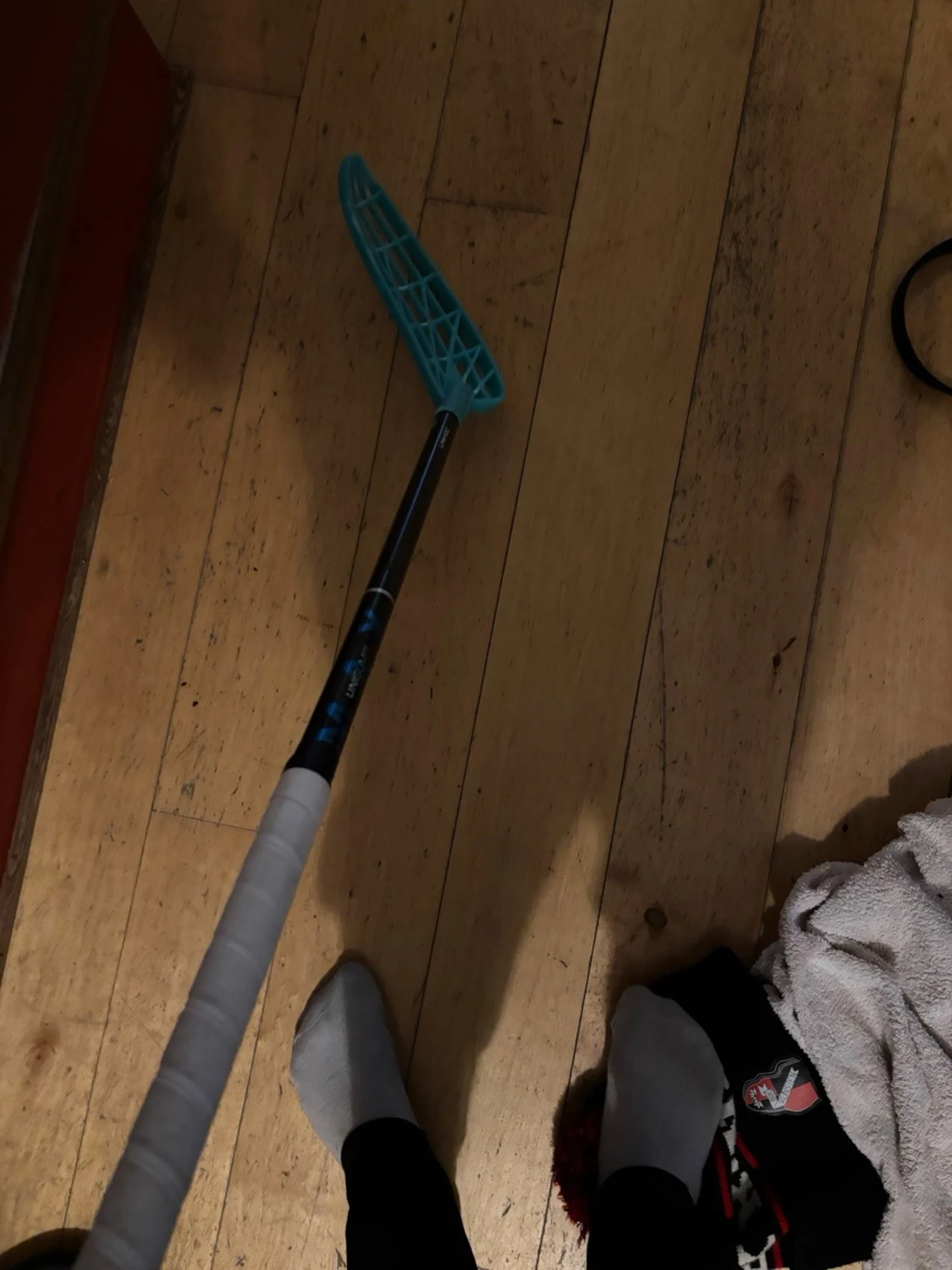 Innebandyklubba med turkost blad - 3