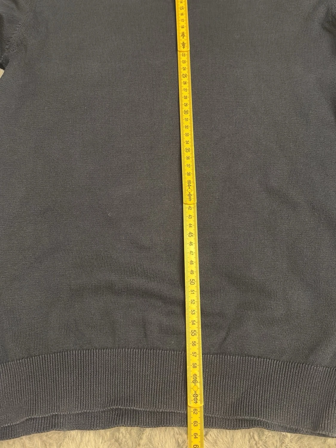 Mörkblå stickad tröja Pier One - 3