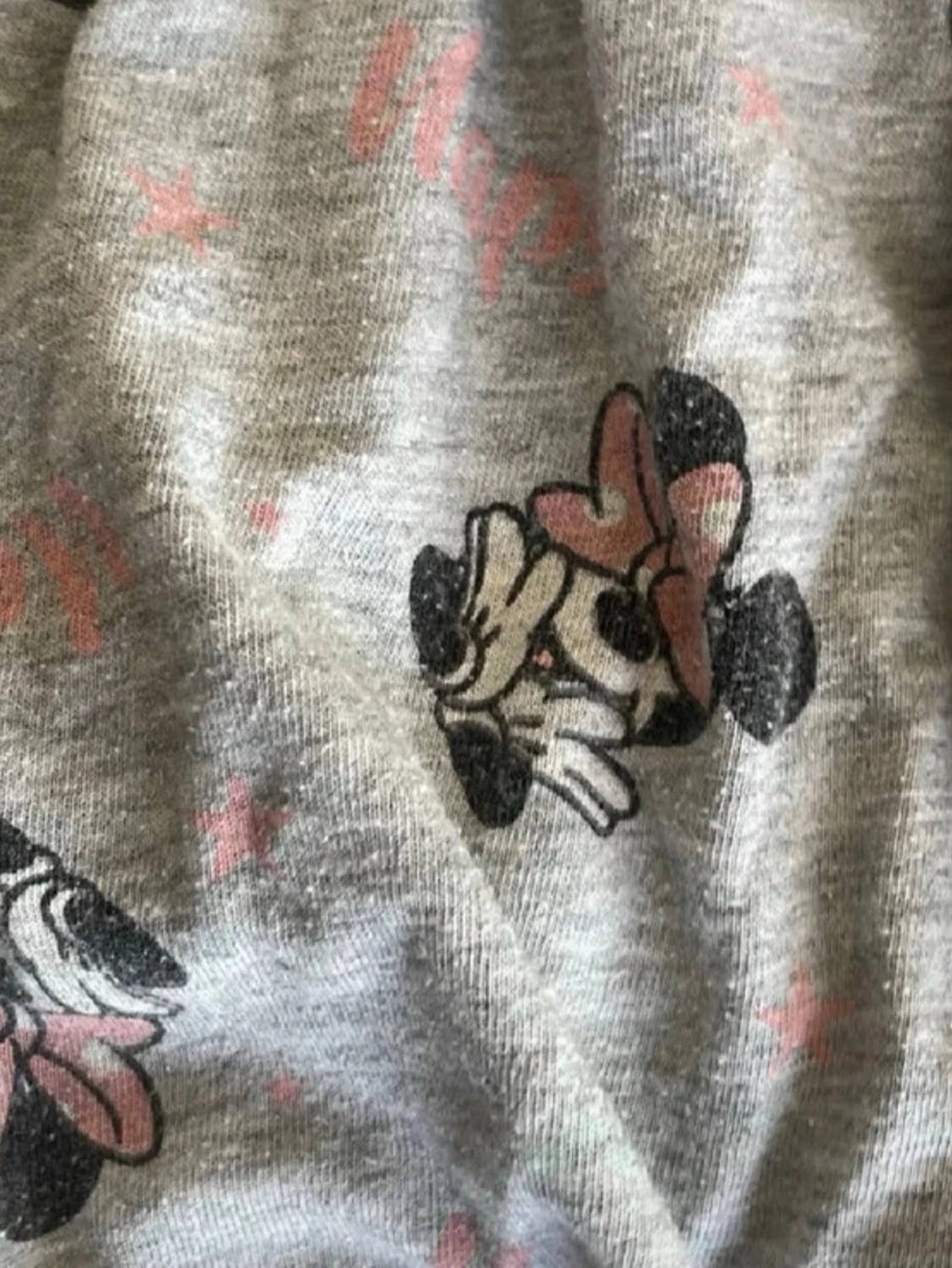 Grå Minnie Mouse pyjamasshorts - 3