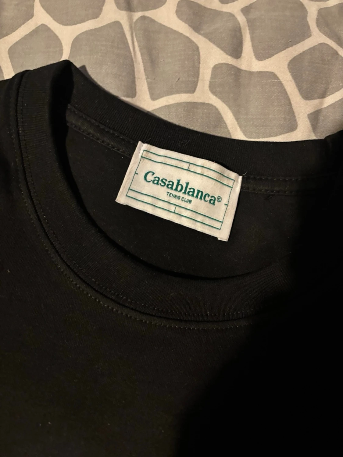 Svart Casablanca t-shirt med tryck - 3