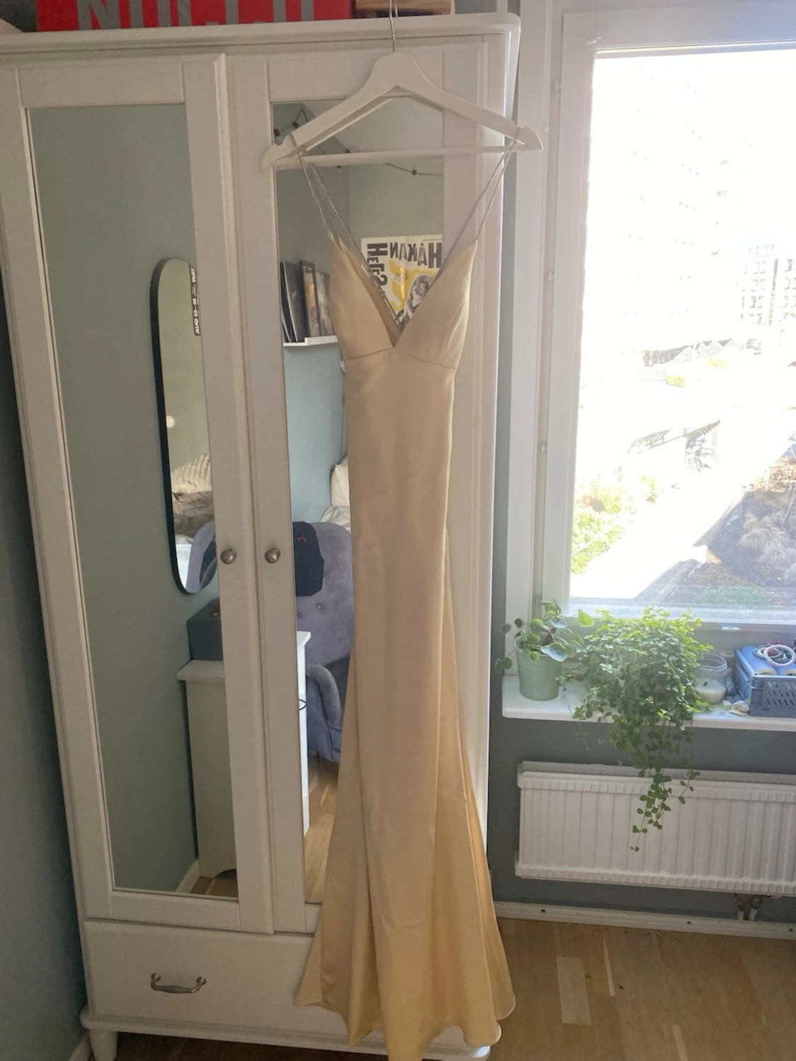Lång balklänning med slits - 2