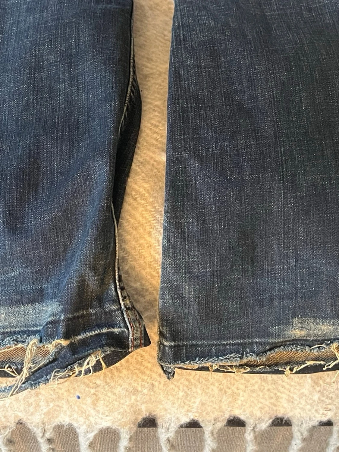 Mörkblå bootcut lowwaist jeans från Lee - 4