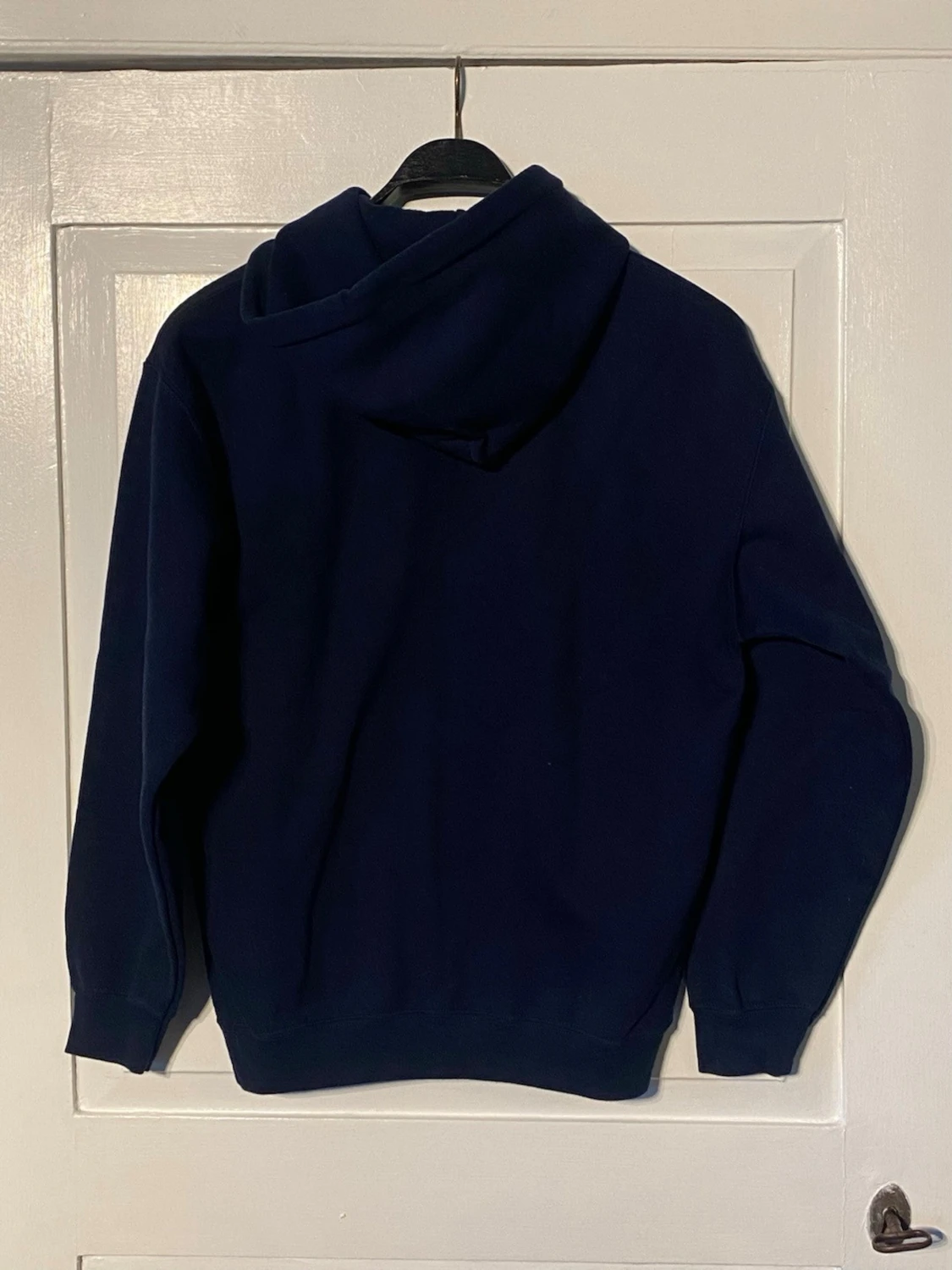 Mörk blå hoodie med tryck ”Original fit” - 1