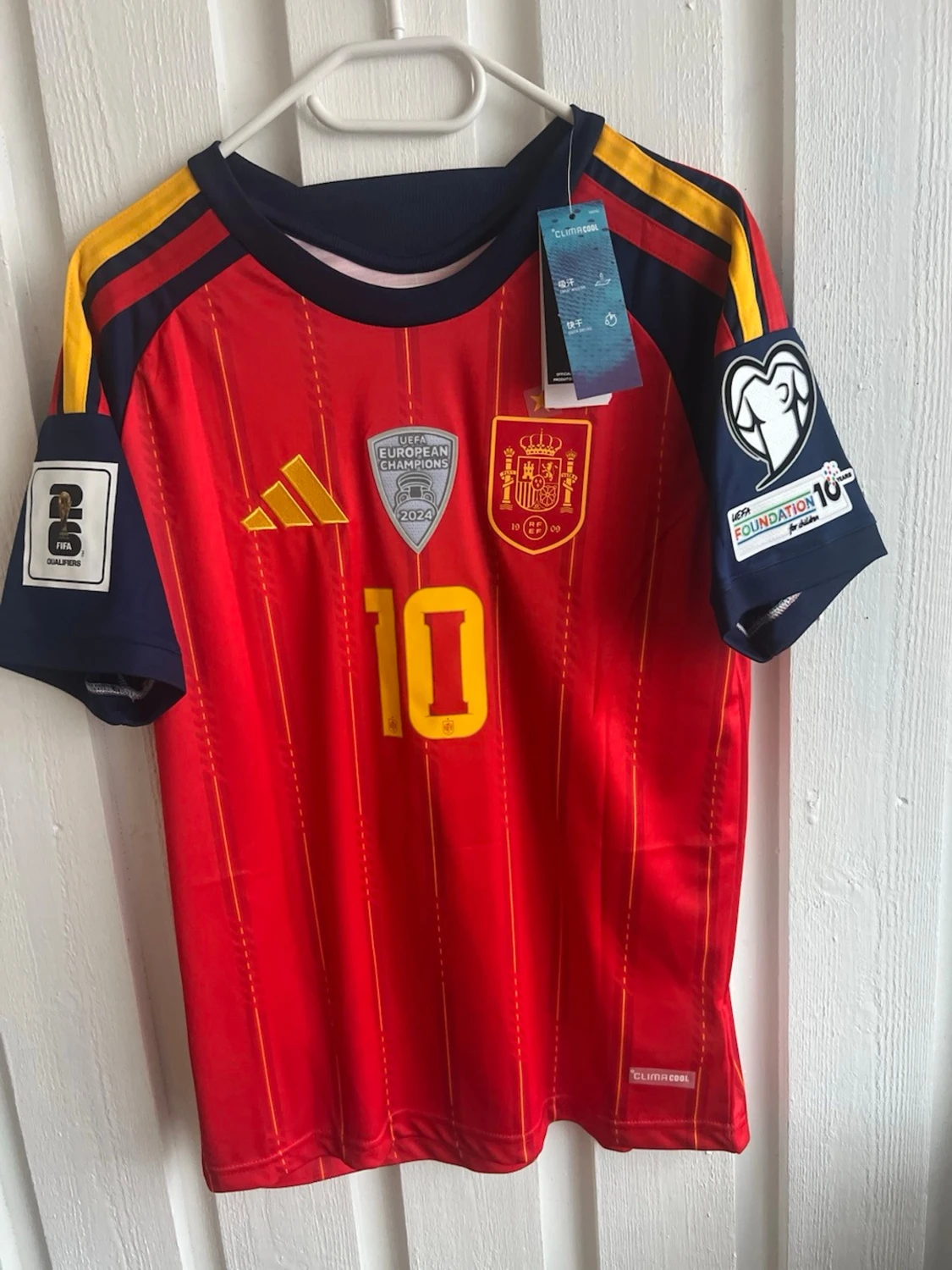 Spaniens landslagströja Lamine Yamal