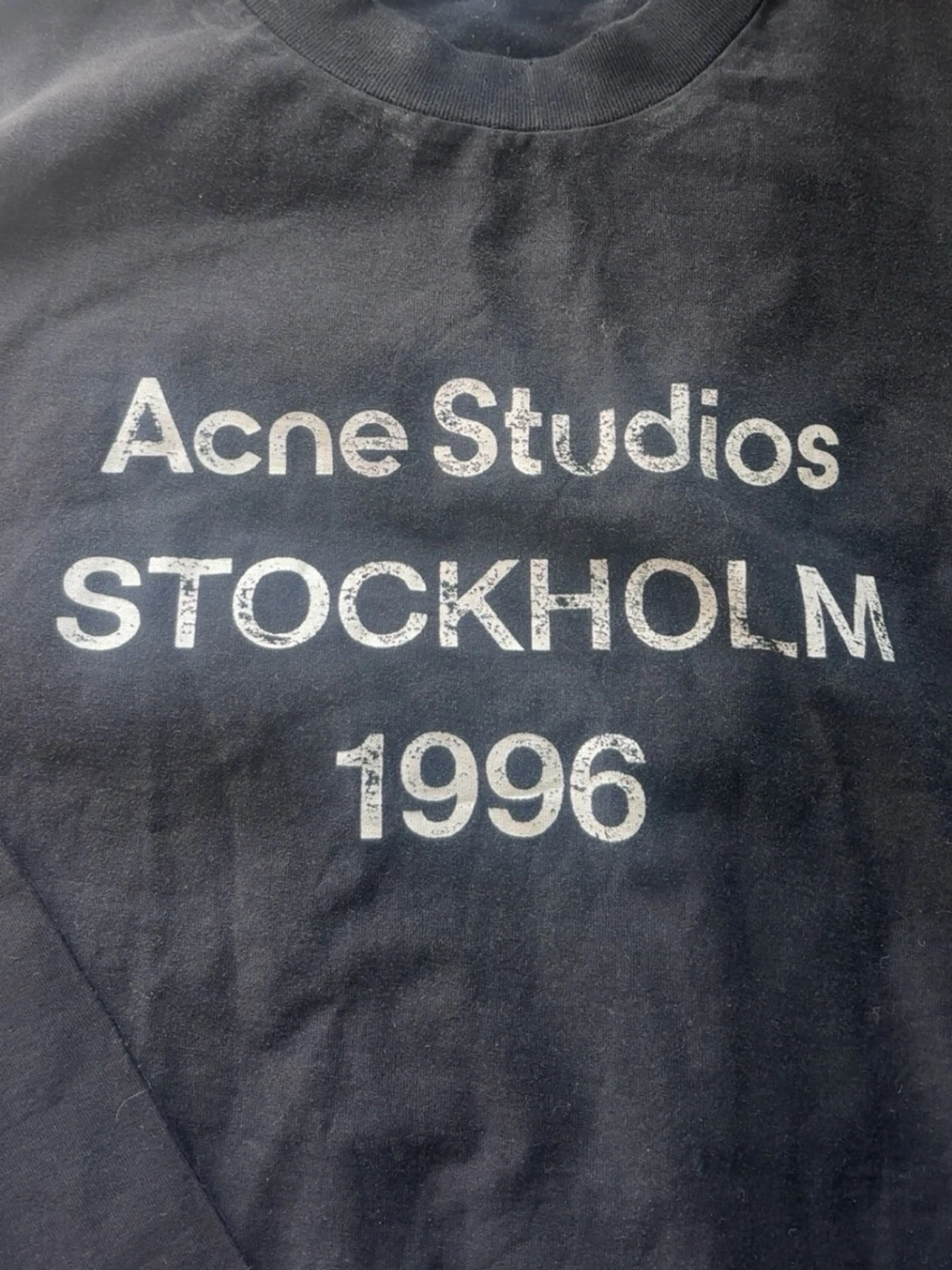 Svart långärmad t-shirt Acne Studios - 1