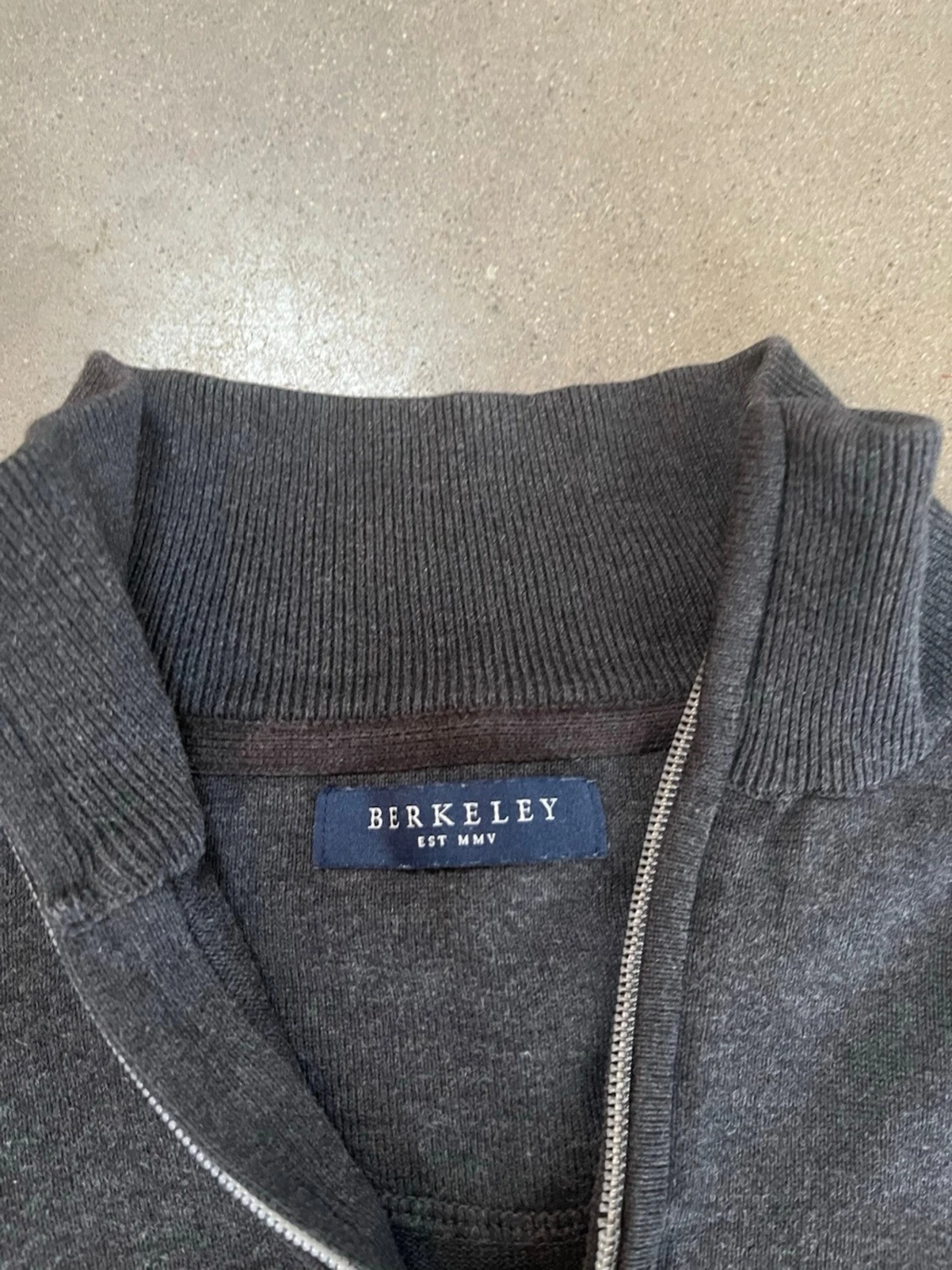 Mörkgrå half zip-tröja från Morris - 2