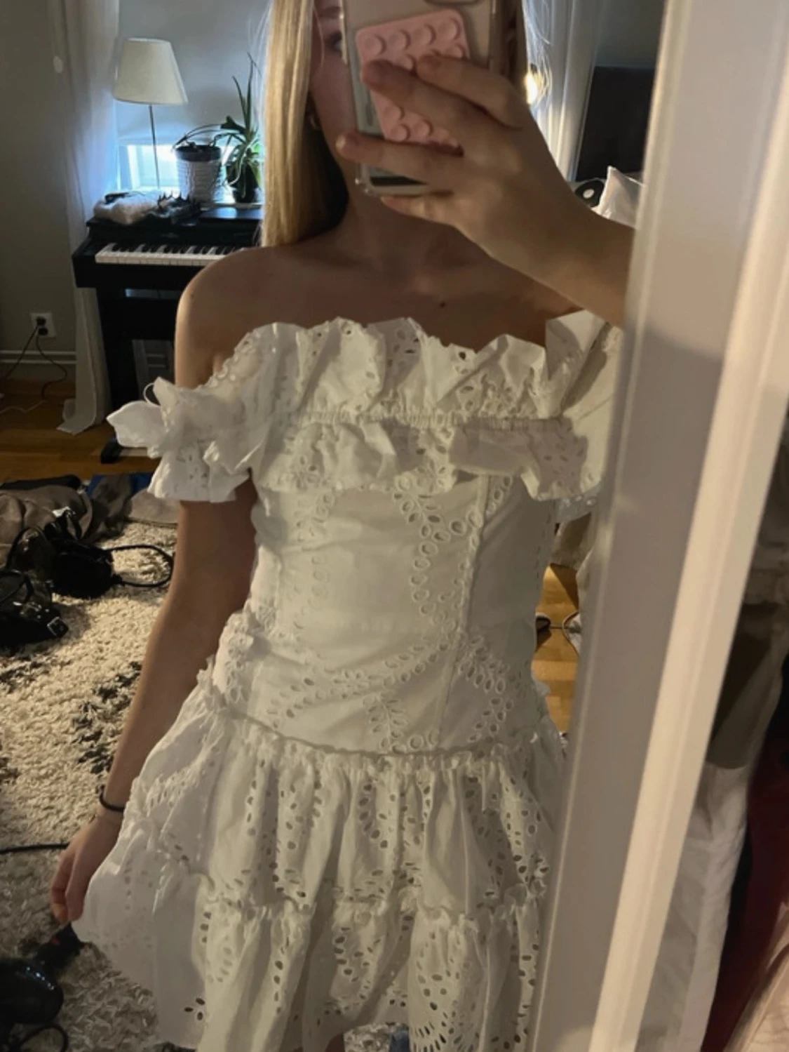 Vit klänning - 1