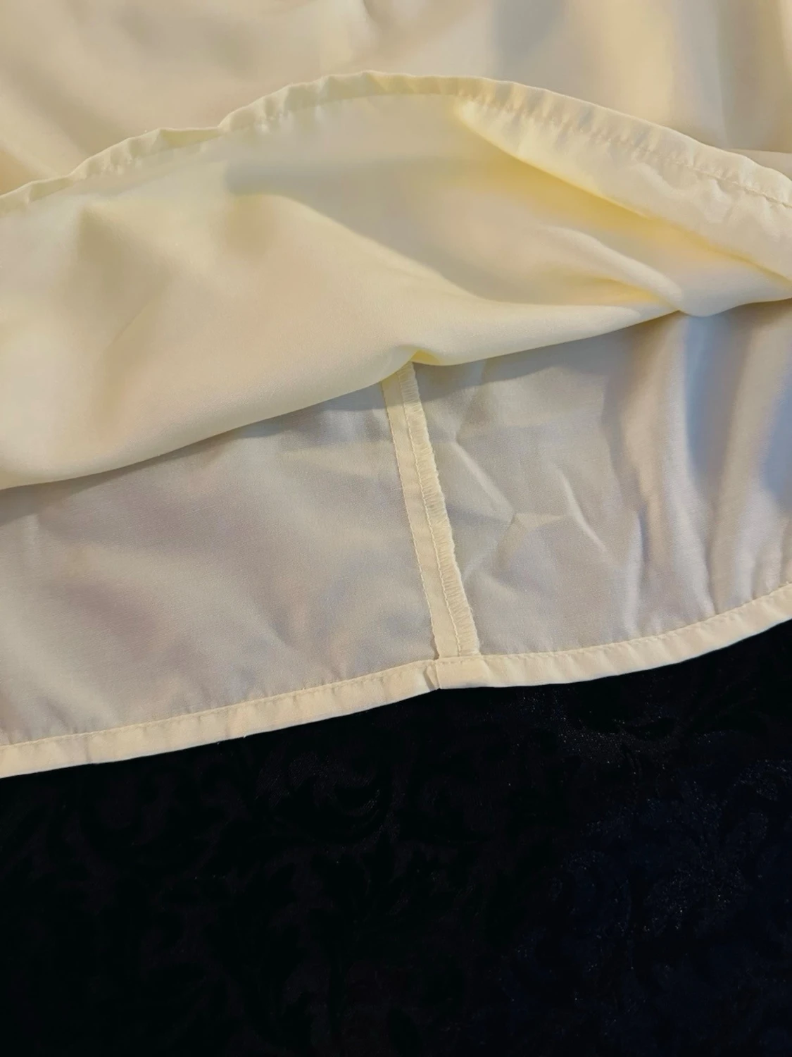 Gul offshoulder blus med puffärm - 3