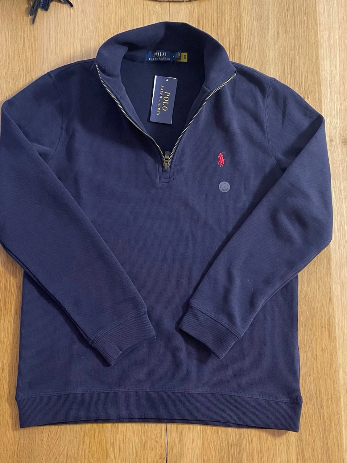 Marinblå halvzip från Polo Ralph Lauren