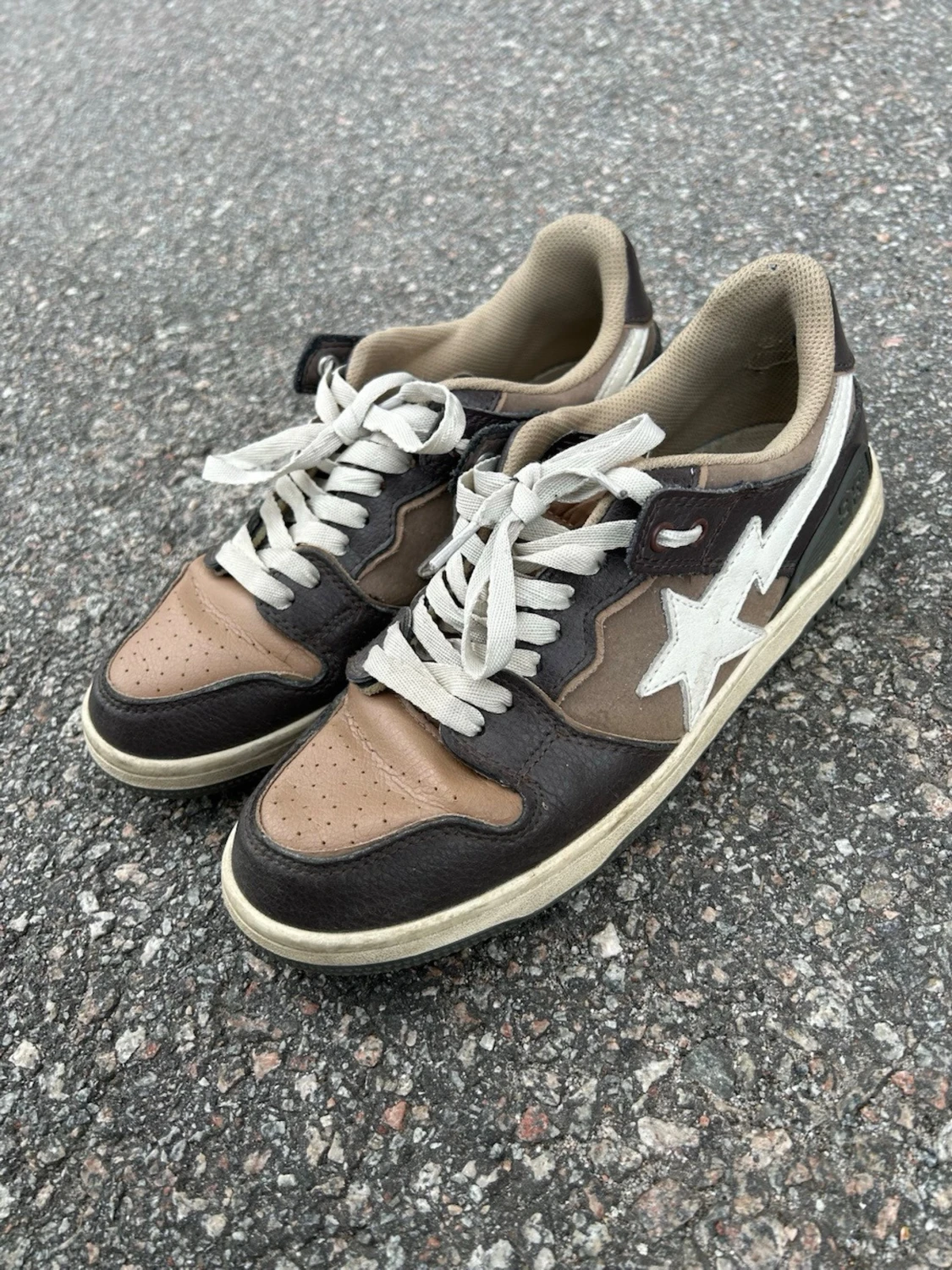 Bruna Bape Sta sneakers med stjärna - 1