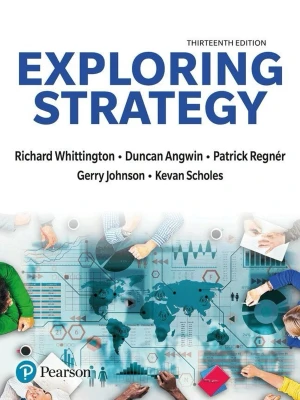 Exploring Strategy, 13th Edition - Kursbok i strategi på engelska, 'Exploring Strategy' av Whittington, Angwin, Regnér, Johnson och Scholes. Mycket fint skick, Nypris 955kr.
