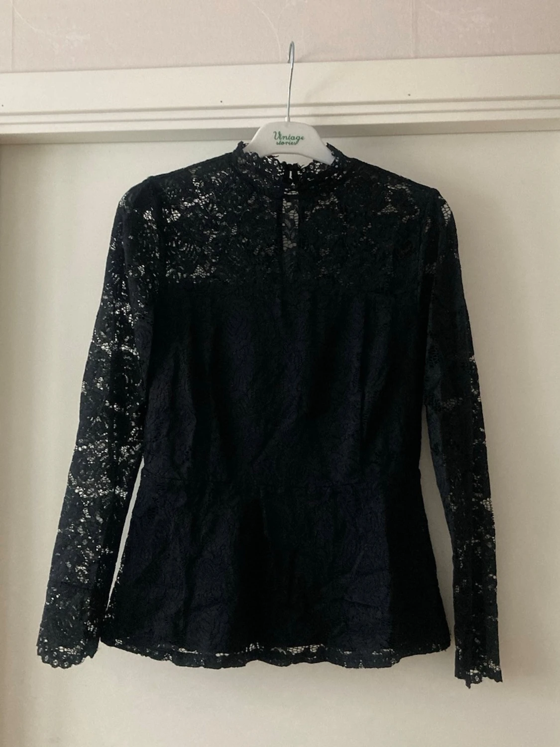 🍒Svart spetsblus🍒