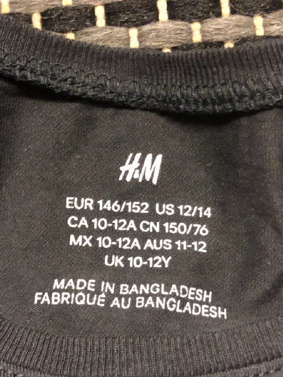 Svart långärmad topp H&M - 2
